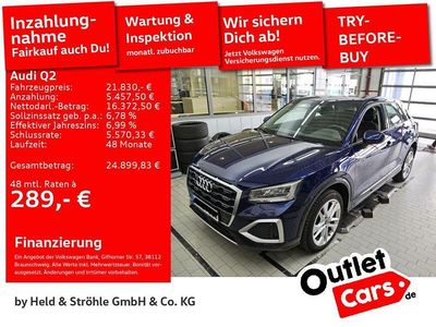 Second-hand Audi Q2 Advanced Plus 150 CP (110 kW) 2021 Albastru SUV