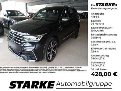 Gebraucht VW Tiguan Allspace R-line 200 PS (147 kW) 2022 Deep black perleffekt SUV