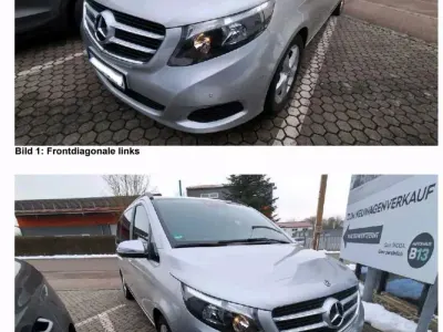 Gebraucht Mercedes V220 163 PS (119 kW) 2019 Silber Van / Kleinbus