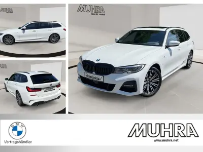 Gebraucht BMW 330e M Sport 252 PS (185 kW) 2020 Alpinweiss iii Kombi
