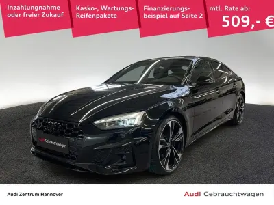 Gebraucht Audi S5 Sportback Competition 341 PS (250 kW) 2023 0e mythosschwarz metallic (metallic) Kleinwagen