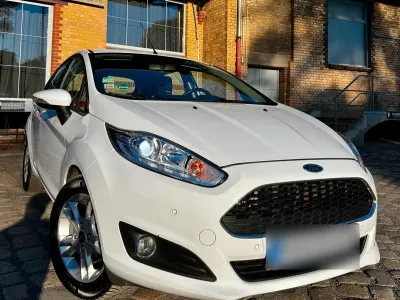 Gebraucht Ford Fiesta Trend 101 PS (74 kW) 2017 Weiß Kleinwagen