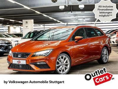 Usata Seat Leon ST 190 CV (139 kW) 2019 Arancione Station wagon