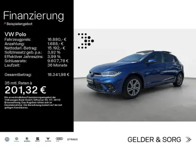 Gebraucht VW Polo R-line 95 PS (69 kW) 2022 Blau Kleinwagen