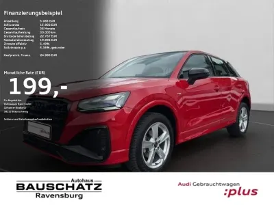Gebraucht Audi Q2 S-Line 116 PS (85 kW) 2023 Tangorot metallic SUV