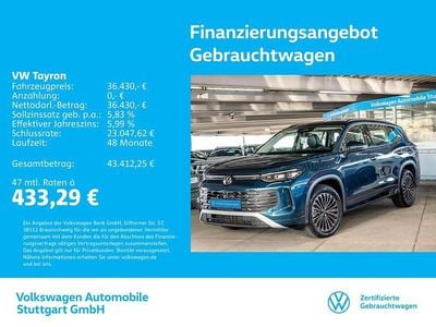 V2 nightshade blue metallic Gebraucht 2025 VW Tayron Life SUV | 36.430 €
