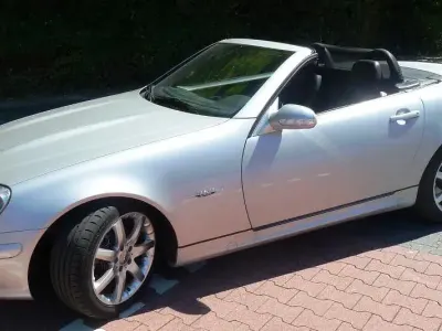 Gebraucht Mercedes SLK200 Edition 163 PS (119 kW) 2002 Silber Cabrio