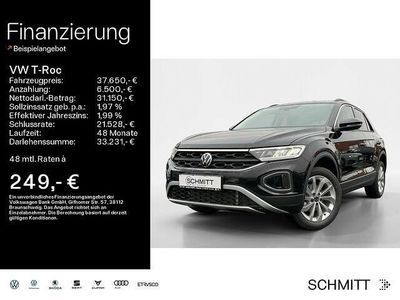 Gebraucht VW T-Roc Life 150 PS (110 kW) 2022 Schwarz SUV