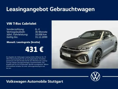 Gebraucht VW T-Roc Cabriolet Edition 150 PS (110 kW) 2023 Grau Cabrio