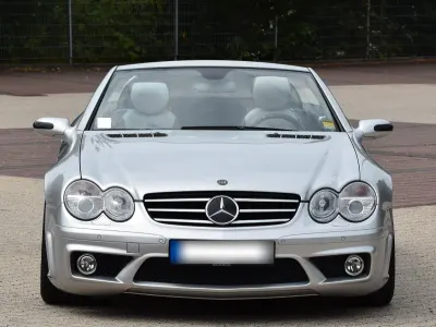 Gebraucht Mercedes SL350 AMG 245 PS (180 kW) 2005 Silber Cabrio