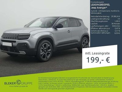 Neu Jeep Avenger Summit 110 PS (80 kW) 2026 Storm grey dach schwarz SUV