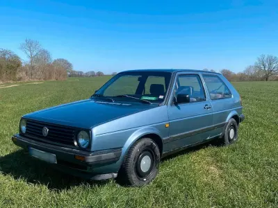 Gebraucht VW Golf II 69 PS (50 kW) 1991 Blau Kleinwagen