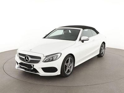 Gebraucht Mercedes C200 AMG line 184 PS (135 kW) 2017 Weiß Cabrio
