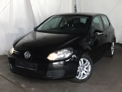 Gebraucht VW Golf VI Trendline 80 PS (58 kW) 2010 Schwarz Kleinwagen