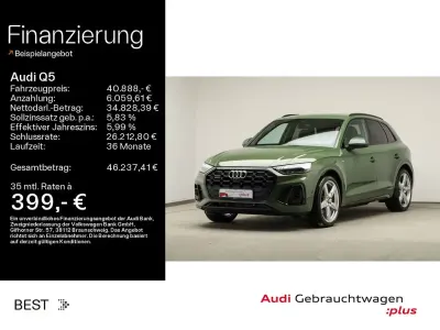 Gebraucht Audi Q5 S-Line 265 PS (194 kW) 2022 Distriktgrün metallic SUV