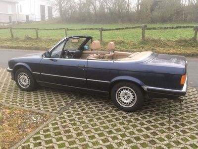 gebraucht BMW 320 Cabriolet i E 30 altes DIN Kennzeicheichen 1989 blau