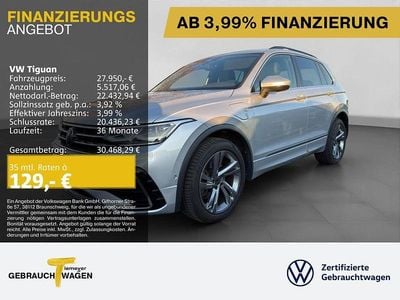 Usata VW Tiguan R-line 245 CV (180 kW) 2022 Argento SUV