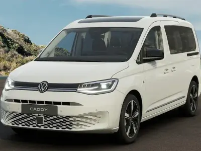 Neu VW Caddy Maxi Style 122 PS (89 kW) 2026 Weiß Van / Kleinbus