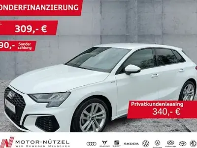 Gebraucht Audi A3 S-Line 110 PS (80 kW) 2023 Weiß Limousine