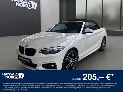 Gebraucht BMW 218 M Sport 150 PS (110 kW) 2020 Weiss / alpinweiss iii Cabrio