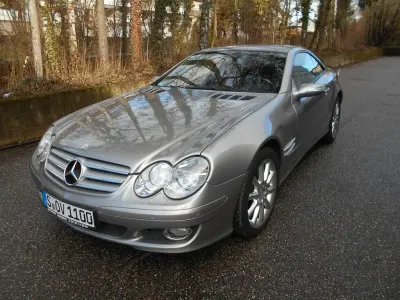 Gebraucht Mercedes SL500 387 PS (284 kW) 2007 Silber Cabrio
