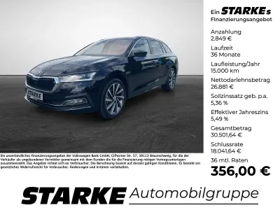 Gebraucht Skoda Octavia Style 150 PS (110 kW) 2021 Schwarz (schwarzmagic perleffekt) Kombi