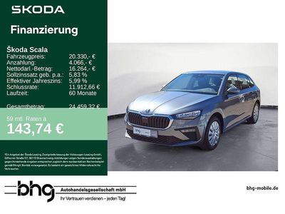 Gebraucht Skoda Scala Essence 116 PS (85 kW) 2025 Graphitegrau metallic Kleinwagen