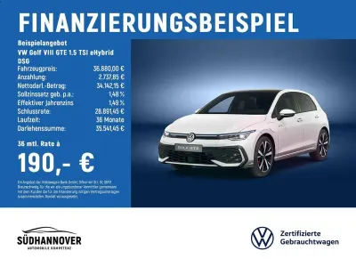 Gebraucht VW Golf VIII GTE 177 PS (130 kW) 2025 Weiß Limousine