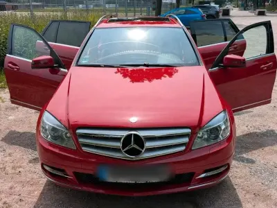 Brugt Mercedes C350 Avantgarde 231 HK (169 kW) 2011 Rød Stationcar