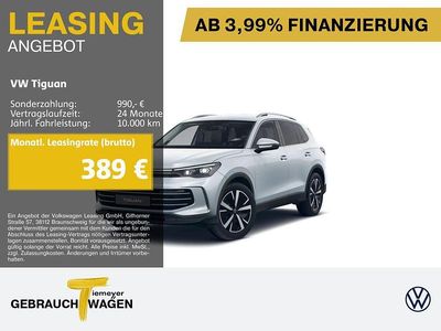 Silber Gebraucht 2024 VW Tiguan Elegance SUV | 38.870 € (Fairer Preis)