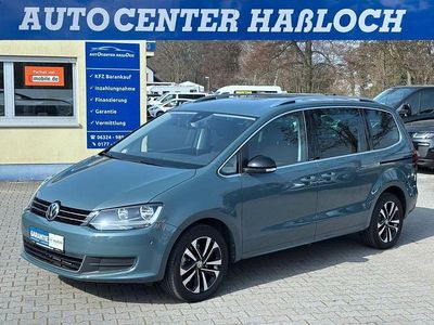 Gebraucht VW Sharan IQ Drive 150 PS (110 kW) 2019 Petroleum blue Van / Kleinbus
