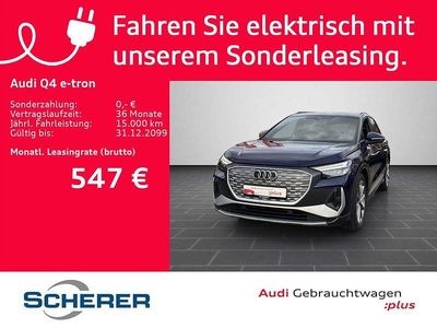 Gebraucht Audi Q4 e-tron Ambiente 219 kW (299 PS) 2022 Navarrablau metallic SUV