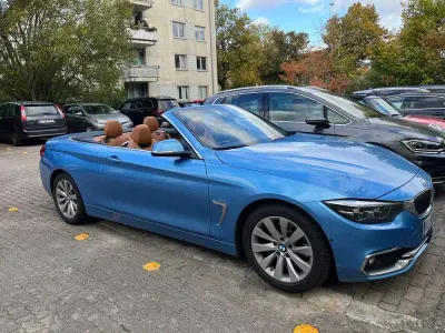 Gebraucht BMW 430 Cabriolet Luxury Line 258 PS (189 kW) 2017 Blau Cabrio