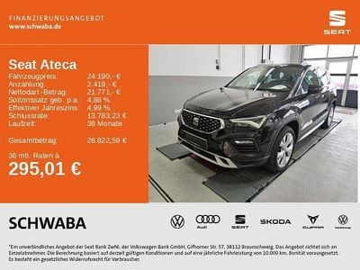 Gebraucht Seat Ateca Xperience 150 PS (110 kW) 2022 Magic schwarz SUV