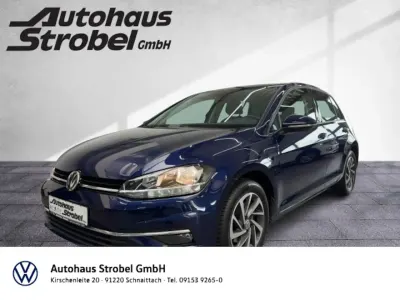 Gebraucht VW Golf VII Sound 125 PS (91 kW) 2017 Atlantik blue metallic (metallic) Limousine