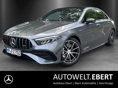 Grau Gebraucht 2023 Mercedes A35 AMG AMG Limousine | 45.890 € (Etwas zu teuer)
