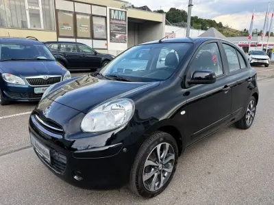 Gebraucht Nissan Micra Acenta Connect 80 PS (58 kW) 2011 Schwarz Kleinwagen