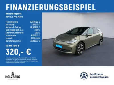 Gebraucht VW ID.3 Pro 150 kW (204 PS) 2024 Grün Kleinwagen