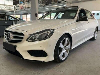 Usata Mercedes E500 AMG line 408 CV (300 kW) 2014 Bianco Berlina