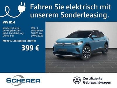 Gebraucht VW ID.4 Pro 210 kW (286 PS) 2025 Costa azul metallic schwarz SUV
