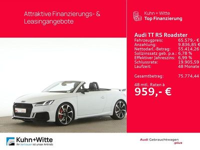 Gebraucht Audi TT Roadster Comfort 400 PS (294 kW) 2023 Gletscherweiß metallic Cabrio