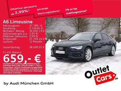 Firmamentblau metallic Gebraucht 2021 Audi A6 Ambiente Limousine | 37.789 € (Fairer Preis)