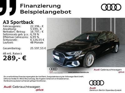 Schwarz Gebraucht 2022 Audi A3 Limousine | 22.396 € (Guter Preis)