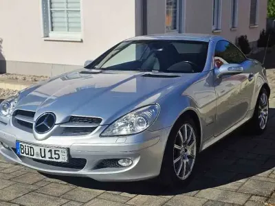 Gebraucht Mercedes SLK200 163 PS (119 kW) 2005 Silber Cabrio