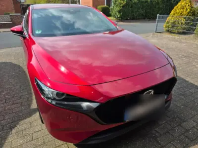 Brugt Mazda 3 122 HK (89 kW) 2019 Rød Coupe