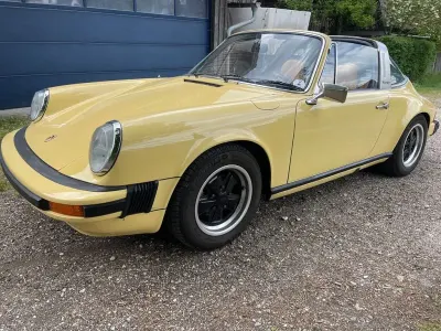 Occasion Porsche 911 150 ch (110 kW) 1974 Jaune Cabriolet