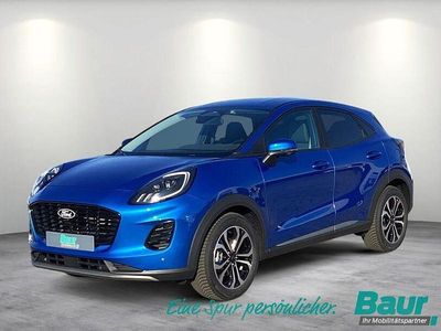 Gebraucht Ford Puma Titanium 125 PS (91 kW) 2024 Desert island blue metallic (metallic) SUV
