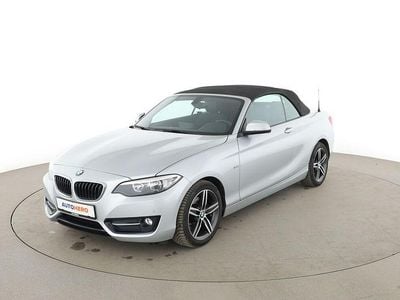 Gebraucht BMW 220 Sport Line 2017 Silber Cabrio