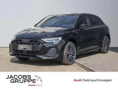 Mythosschwarz metallic Gebraucht 2025 Audi A3 S-Line Limousine | 47.990 € (Teuer)