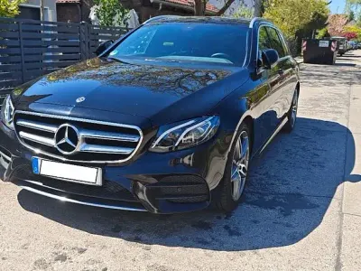Brugt Mercedes E250 AMG line 211 HK (155 kW) 2017 Sort Sedan